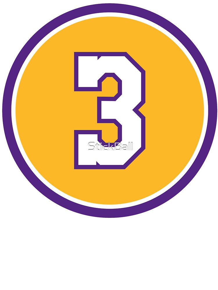  Anthony Davis Los Angeles Lakers #3 Infants Toddler