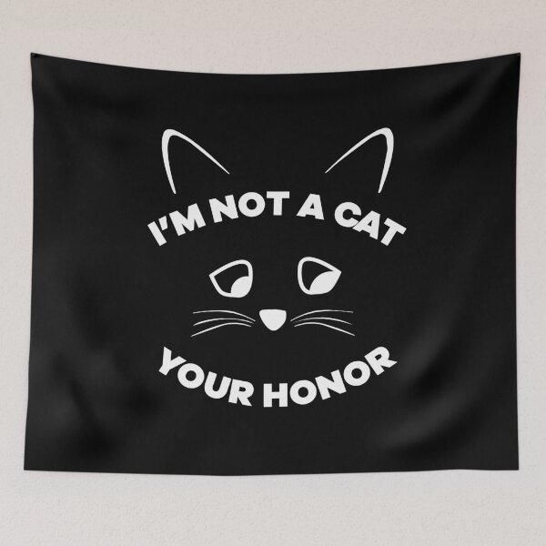 Item preview, I'm not a cat your honor lawyer, Funny lawyer zoom call, cat filter meme designed and sold by Eddyed.