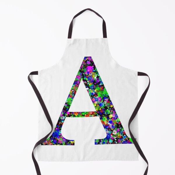 Item preview, Letter A and Letter Alpha with Paint Splatter designed and sold by Handstand365.