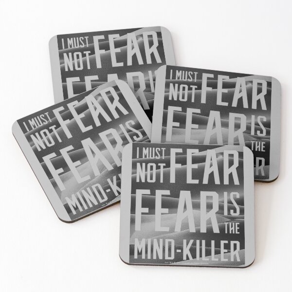 Item preview, Dune - I must not fear. Fear is the mind-killer - Inverted (Transparant Dark) - designed and sold by Printerially.