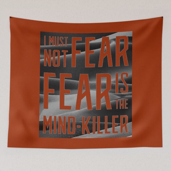 Item preview, Dune - I must not fear. Fear is the mind-killer - Inverted (Transparant Dark) - designed and sold by Printerially.