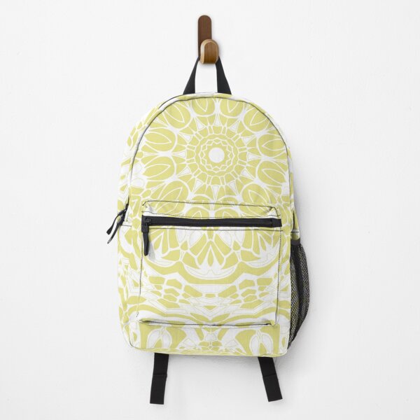 Item preview, Fresh Citron and White Mandala designed and sold by Kelly Dietrich Mandala & Fractal Art.