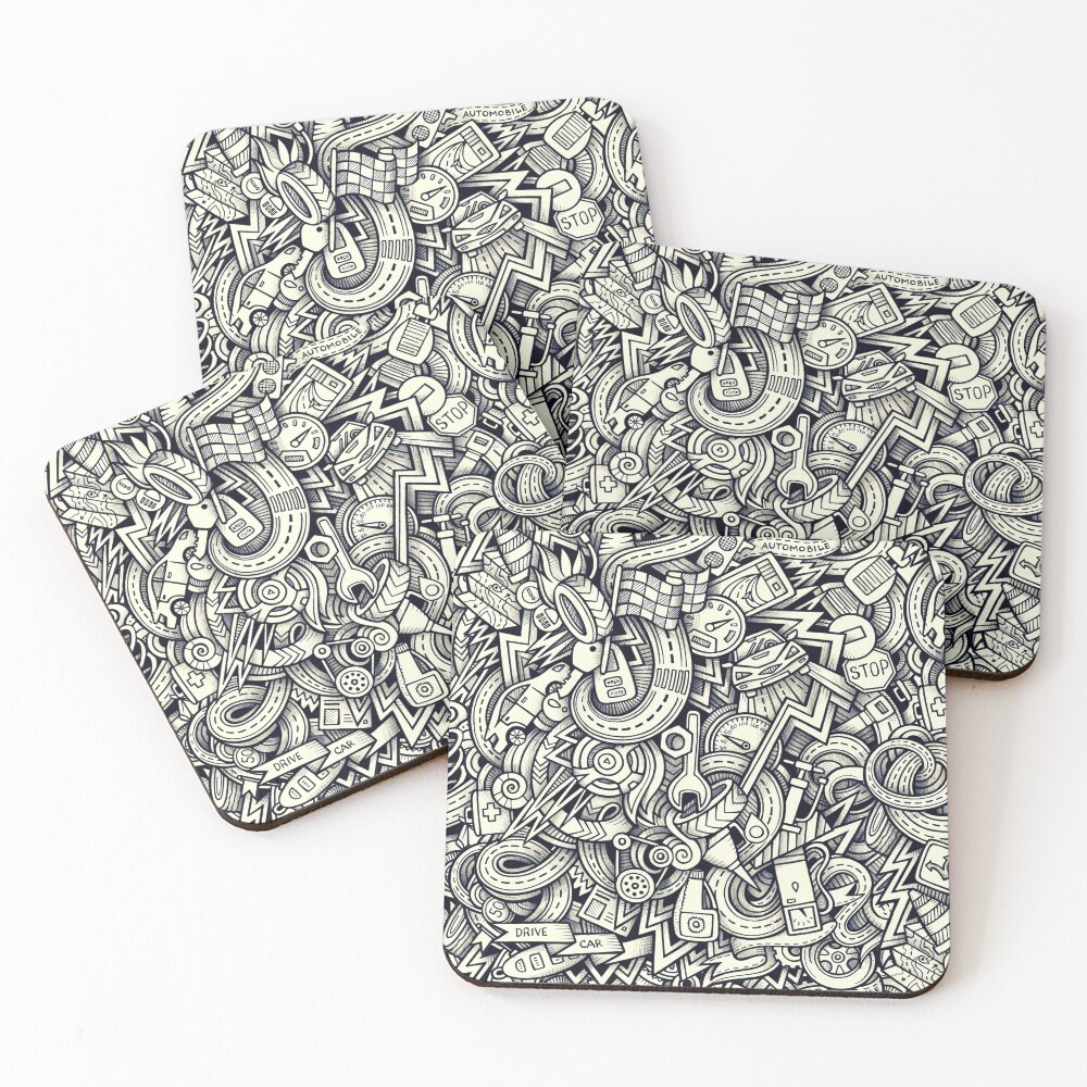 Item preview, Coasters (Set of 4) designed and sold by OmaxO.