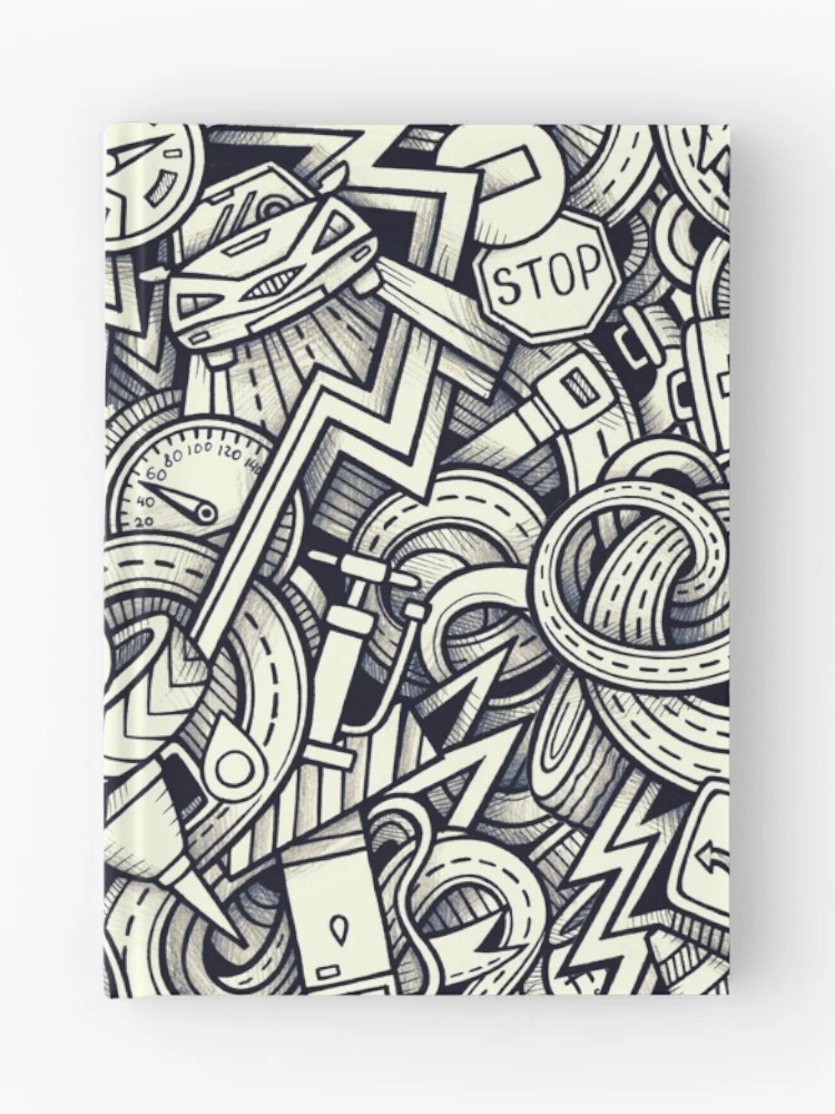 Thumbnail 1 of 3, Journal, Cars pattern designed and sold by OmaxO.