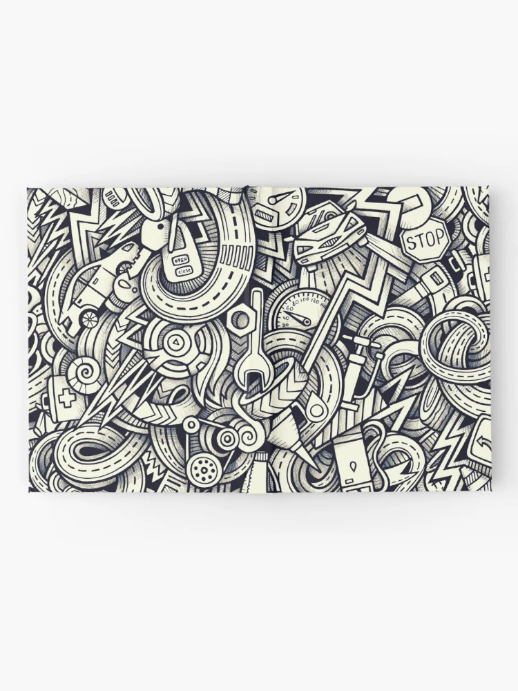 Thumbnail 2 of 3, Journal, Cars pattern designed and sold by OmaxO.