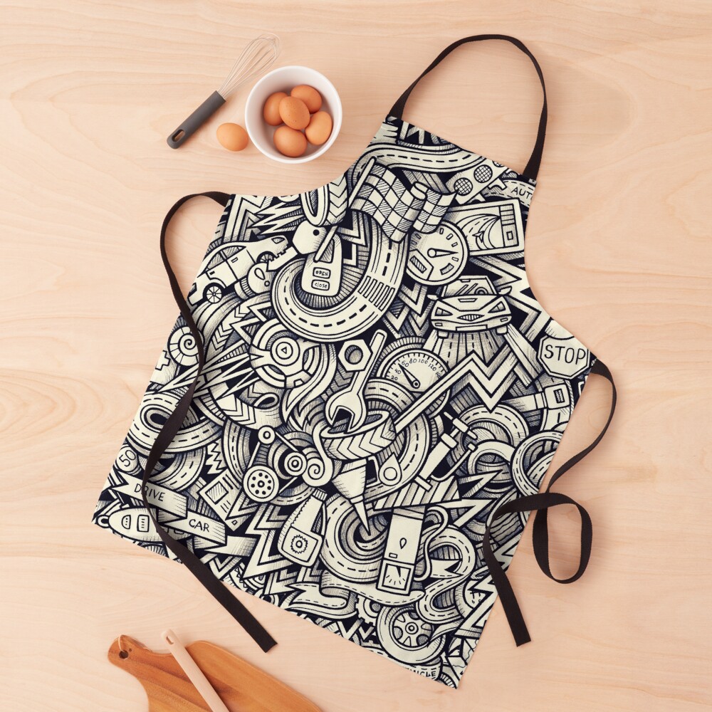 Item preview, Apron designed and sold by OmaxO.