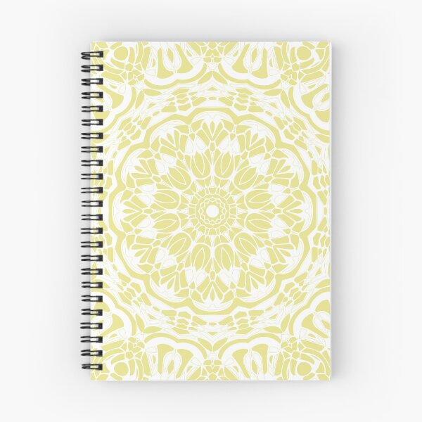Item preview, Fresh Citron and White Mandala designed and sold by Kelly Dietrich Mandala & Fractal Art.