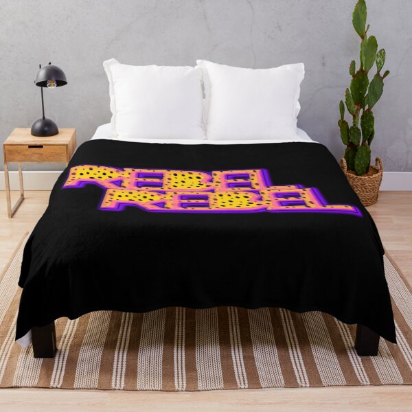 Item preview, Rebel Rebel On Black Background designed and sold by grinningskull.