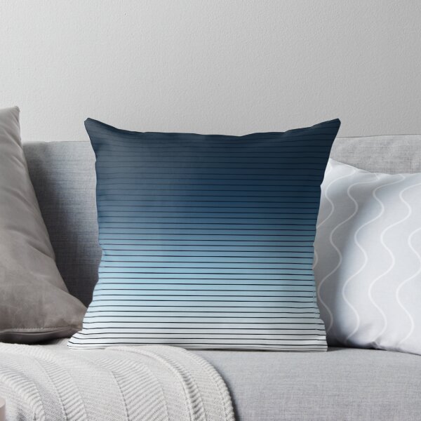 Item preview, Blue Modern Abstract Stripes Pattern designed and sold by bubblyshades.