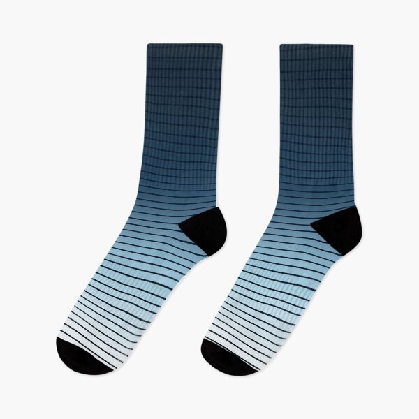 Item preview, Blue Modern Abstract Stripes Pattern designed and sold by bubblyshades.