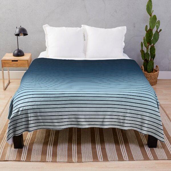 Item preview, Blue Modern Abstract Stripes Pattern designed and sold by bubblyshades.