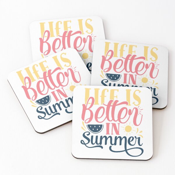 Item preview, Cool summer saying - life is better in summer designed and sold by Raeolus.