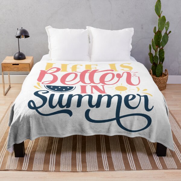 Item preview, Cool summer saying - life is better in summer designed and sold by Raeolus.