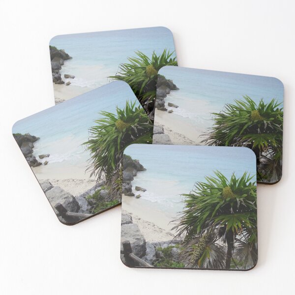 Item preview, Secluded Beach, Riviera Maya, Tulum, Mexico designed and sold by StrongJourneys.