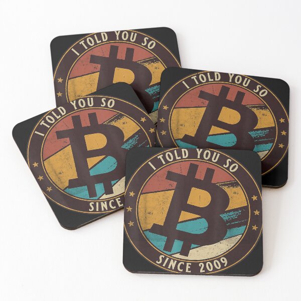 Item preview, Funny Cryptocurrency bitcoin gifts | Bitcoin I told you so designed and sold by ETIndustries.