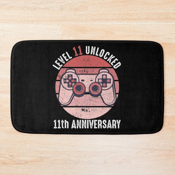 Item preview, Level 11 Unlocked 11th Anniversary designed and sold by RandomStuffShop.