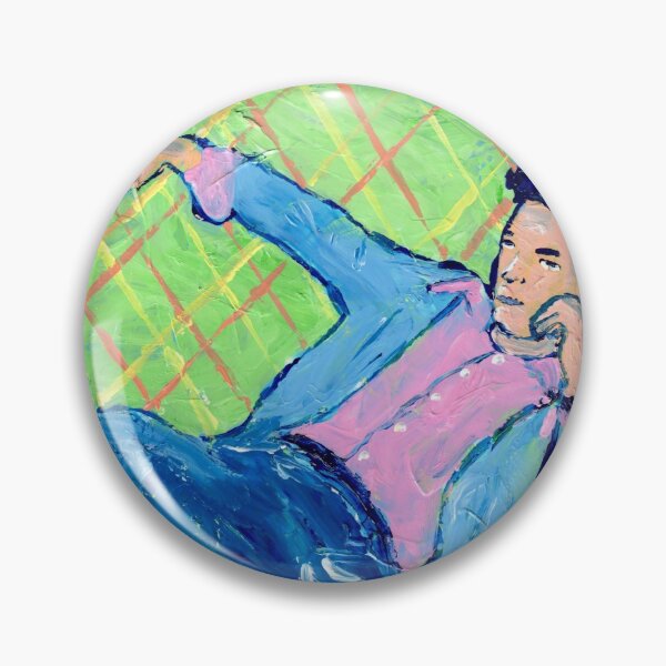 Item preview, "He Tried To Look Casual" Reclining Man designed and sold by Gelarie Johnson.