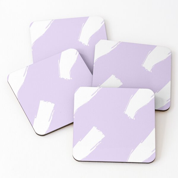Item preview, pastel purple white lines pattern designed and sold by NelBo.
