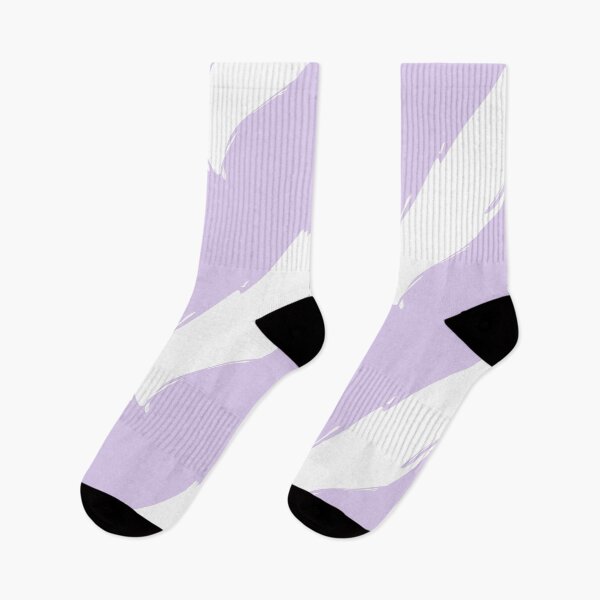 Item preview, pastel purple white lines pattern designed and sold by NelBo.