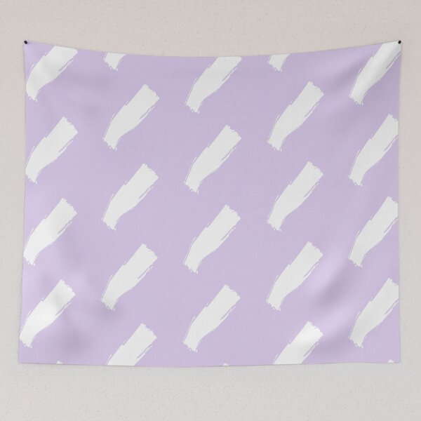 Item preview, pastel purple white lines pattern designed and sold by NelBo.