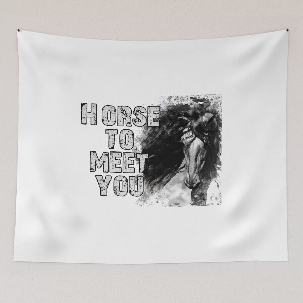 Item preview, Horse to Meet You, Horse Lover,  designed and sold by oussimakh.