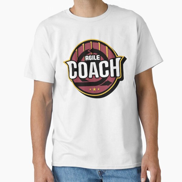 Item preview, Agile Coach designed and sold by Tech-e-Tees.