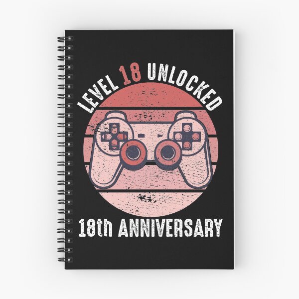 Item preview, Level 18 Unlocked 18th Anniversary designed and sold by RandomStuffShop.
