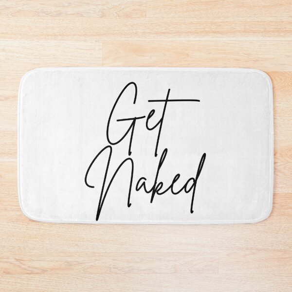 Item preview, Get Naked - Typography designed and sold by KarolinaPaz.