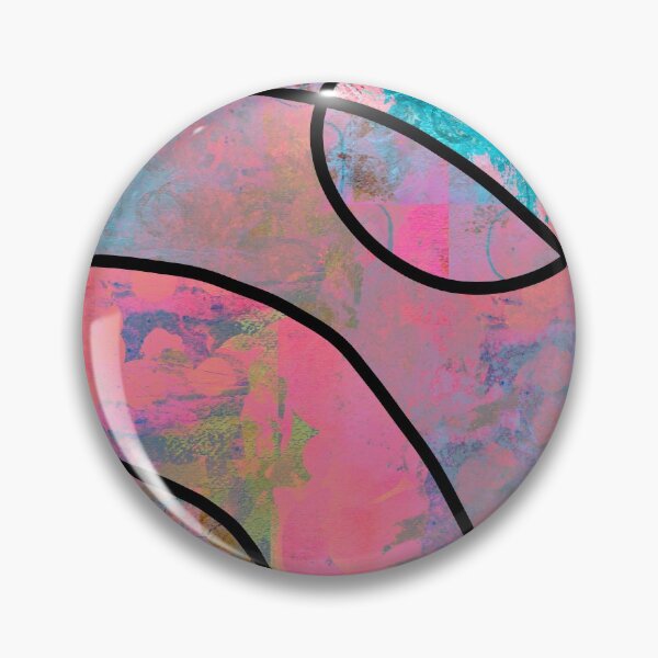 Item preview, Colorful Pink Abstract Art Collage Painting designed and sold by NancyMerkle.