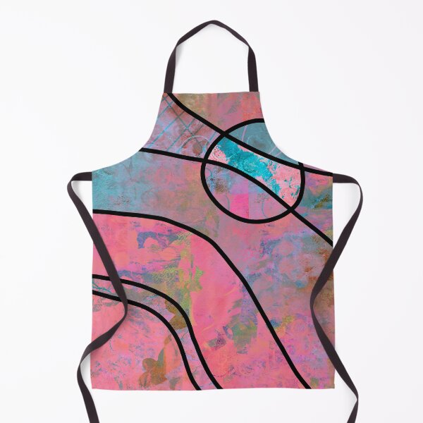 Item preview, Colorful Pink Abstract Art Collage Painting designed and sold by NancyMerkle.