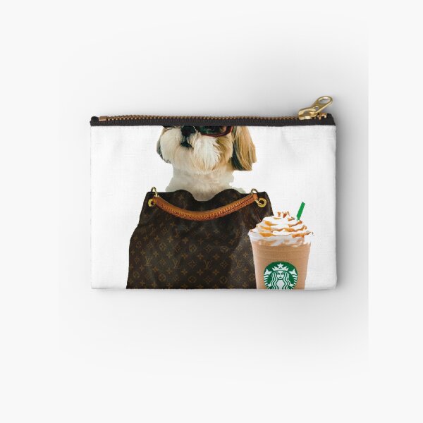 Item preview, Cute Dog Shitzu in a Bag  designed and sold by Nathalia Montoro.