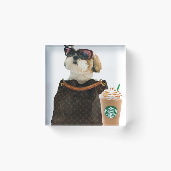 Item preview, Cute Dog Shitzu in a Bag  designed and sold by Nathalia Montoro.