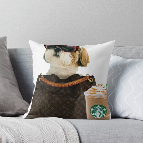 Item preview, Cute Dog Shitzu in a Bag  designed and sold by Nathalia Montoro.
