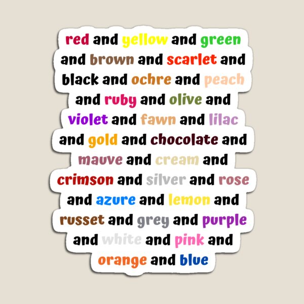 Item preview, colores joseph designed and sold by brightstarrykid.