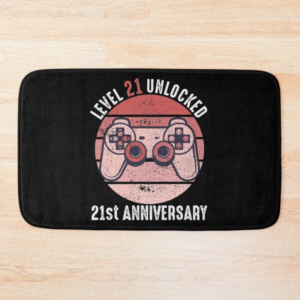 Item preview, Level 21 Unlocked 21st Anniversary designed and sold by RandomStuffShop.