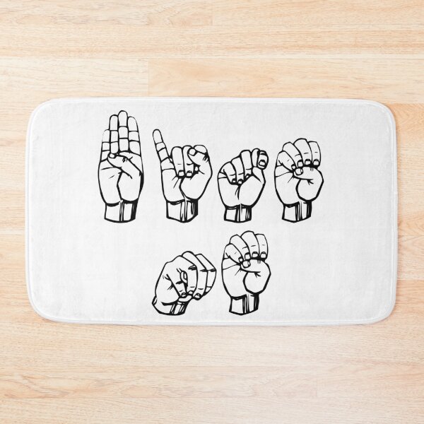 Item preview, Bite Me Sign Language sticker designed and sold by MadEDesigns.