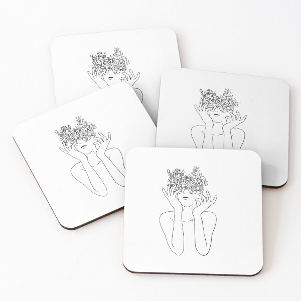 Item preview, Blooming line girl designed and sold by Nachodinosaur.