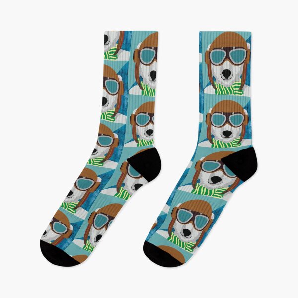 Item preview, The cool white bear aviator design designed and sold by myseptember18th.