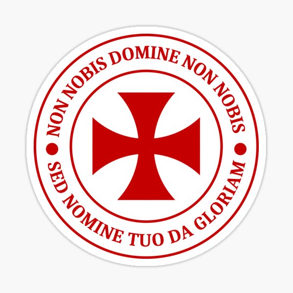 Item preview, Templer Abzeichen mit Motto designed and sold by NEGOZIO-IVLIVS.