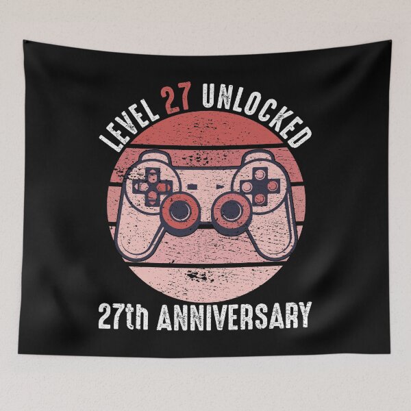 Item preview, Level 27 Unlocked 27th Anniversary designed and sold by RandomStuffShop.