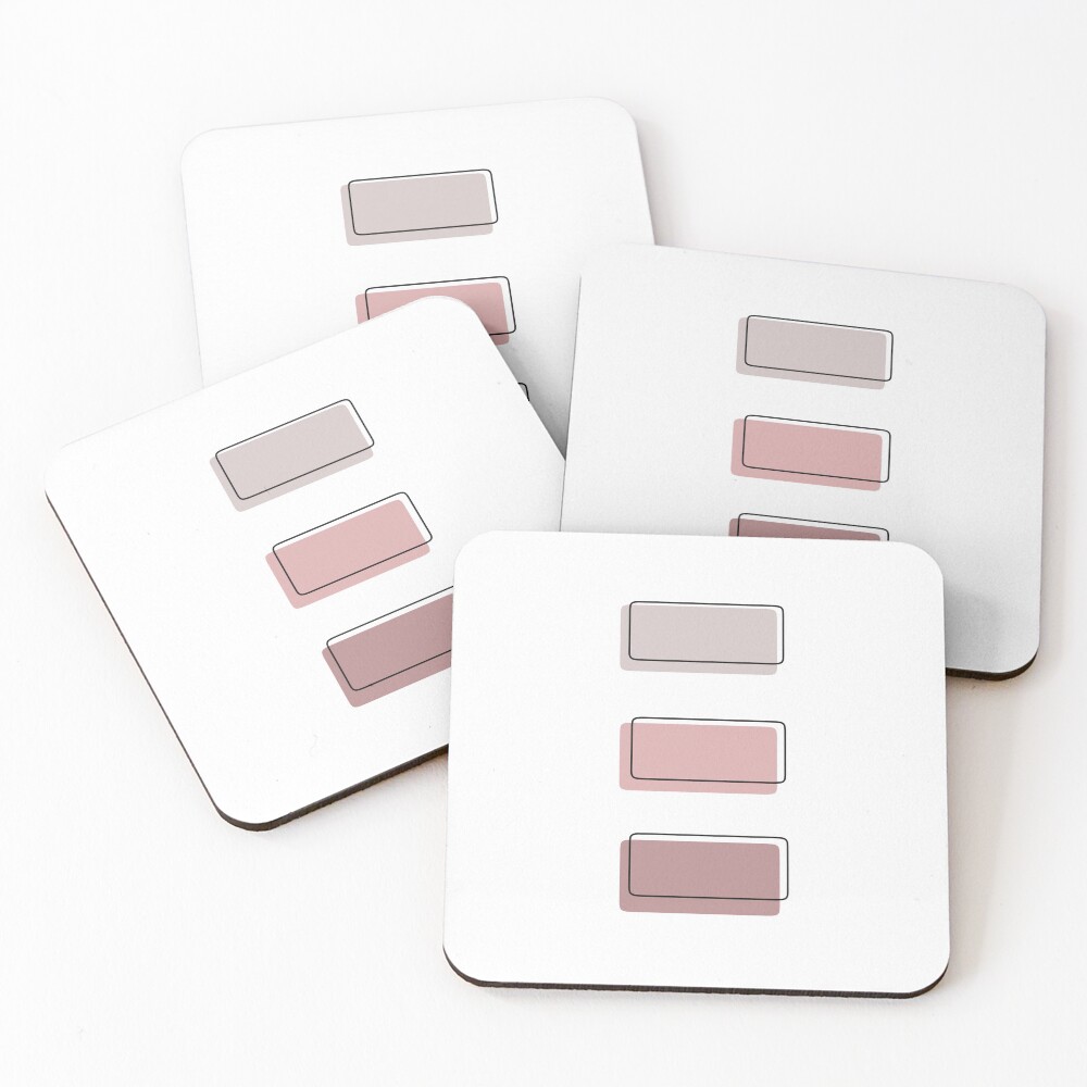 Item preview, Coasters (Set of 4) designed and sold by MellowAesthetic.