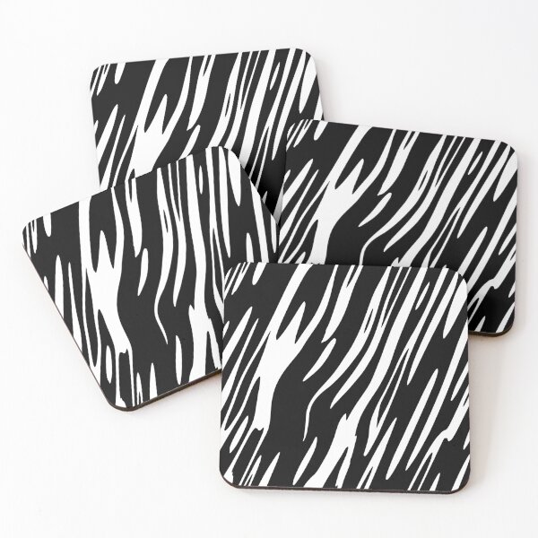 Item preview, Black And White Abstract Animal Print Minimalist Design designed and sold by artsandsoul.