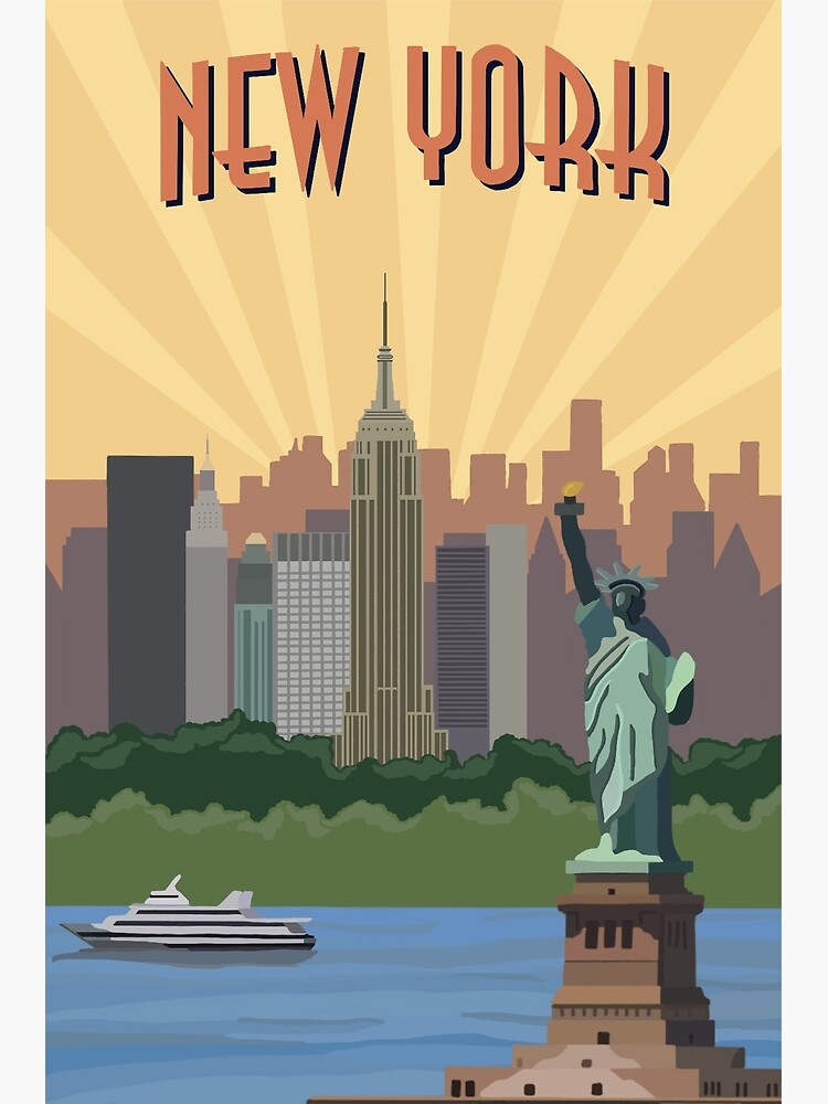 Personnalisez votre affiche de New-York, le poster unique