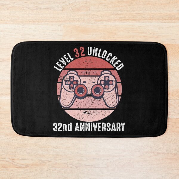 Item preview, Level 32 Unlocked 32nd Anniversary designed and sold by RandomStuffShop.