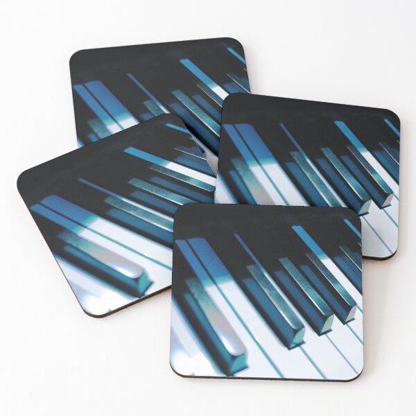 Item preview, Hues of Indigo Blue Piano Keys by Jerald Simon (musicmotivation.com) designed and sold by jeraldsimon.