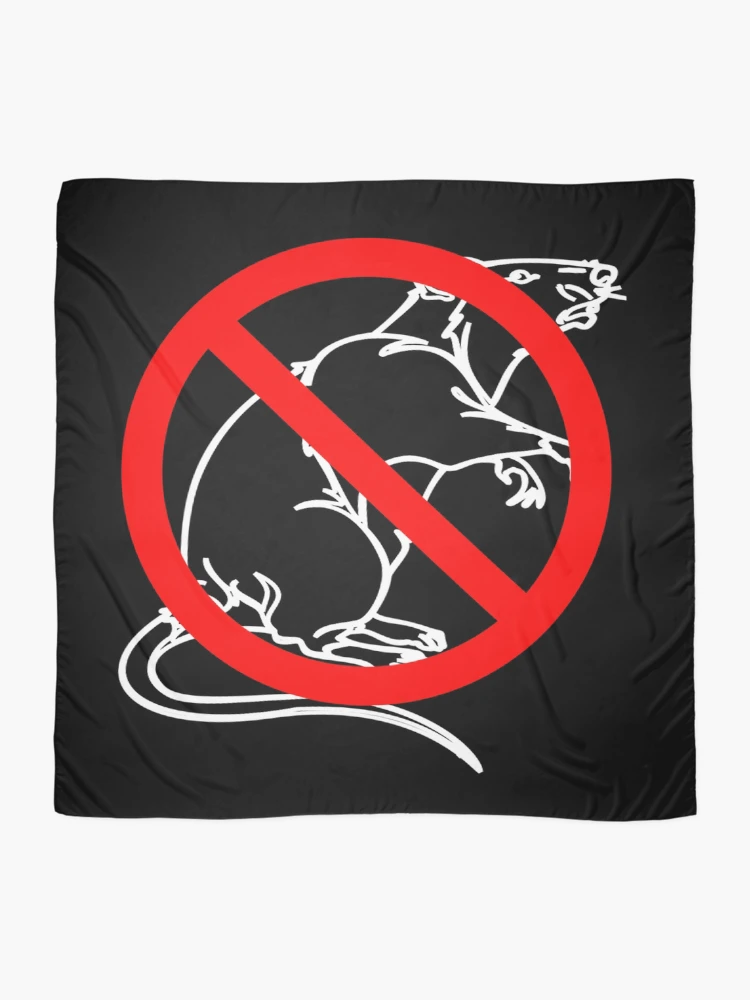 Thumbnail 2 of 3, Scarf, NO RATS designed and sold by Redusedone.