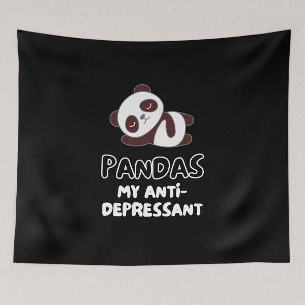 Item preview, Panda Depression Anxiety Quote Shirt Cute Foodie Shirt Laugh Joke Food Hungry Snack Gift Sarcastic Happy Fun Introvert Awkward Geek Hipster Silly Inspirational Motivational Birthday Present designed and sold by EpsilonEridani.
