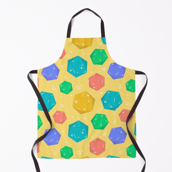 Item preview, DnD d20 Pattern -Yellow designed and sold by Jennie Mahoney.
