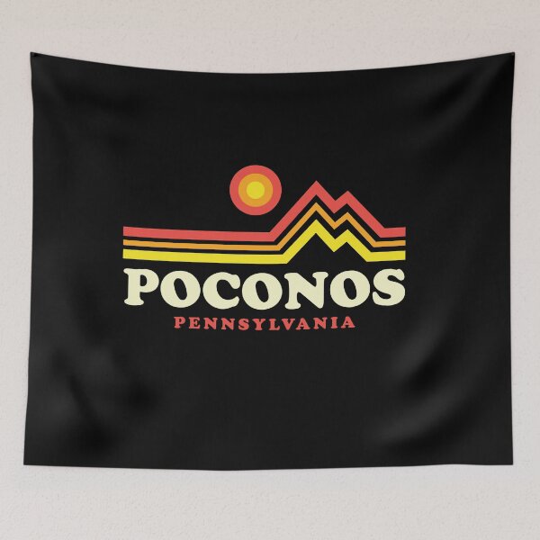 Item preview, Poconos Mountains Pennsylvania Retro Vintage designed and sold by yelly123.
