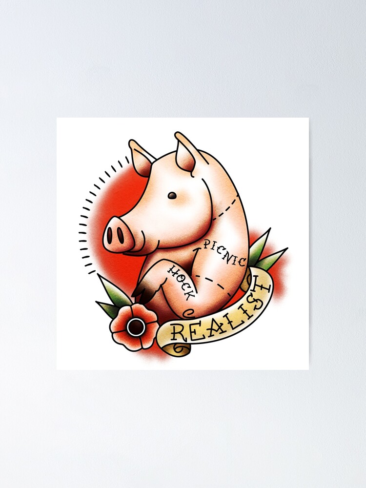 Pig Temporary Tattoo - Etsy